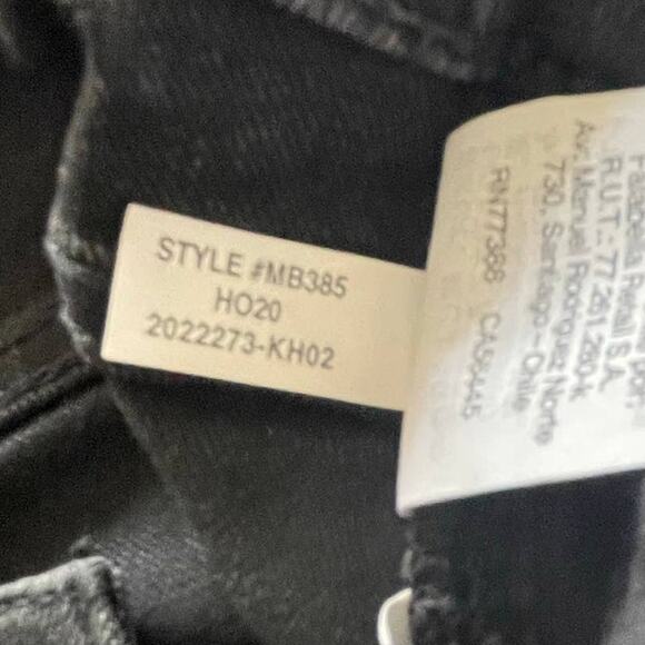 Madewell sz 26 9" Mid-Rise Roadtripper Supersoft Jeans Ashmont Wash Dark Gray - Picture 11 of 12